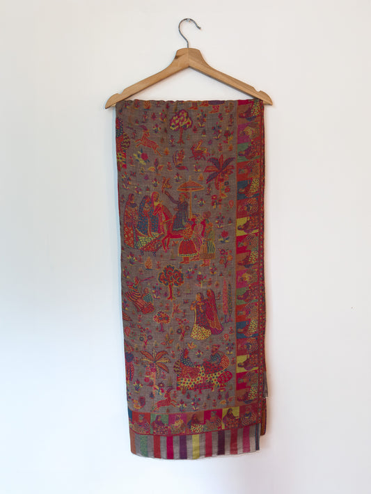 Tales of Mehfil — Handwoven Pashmina Shawl